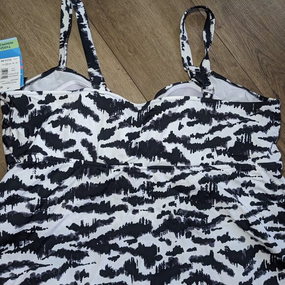 NWT Swim Solutions Women Tummy Control Triple Tier Bust Support 22W - Picture 11 of 11